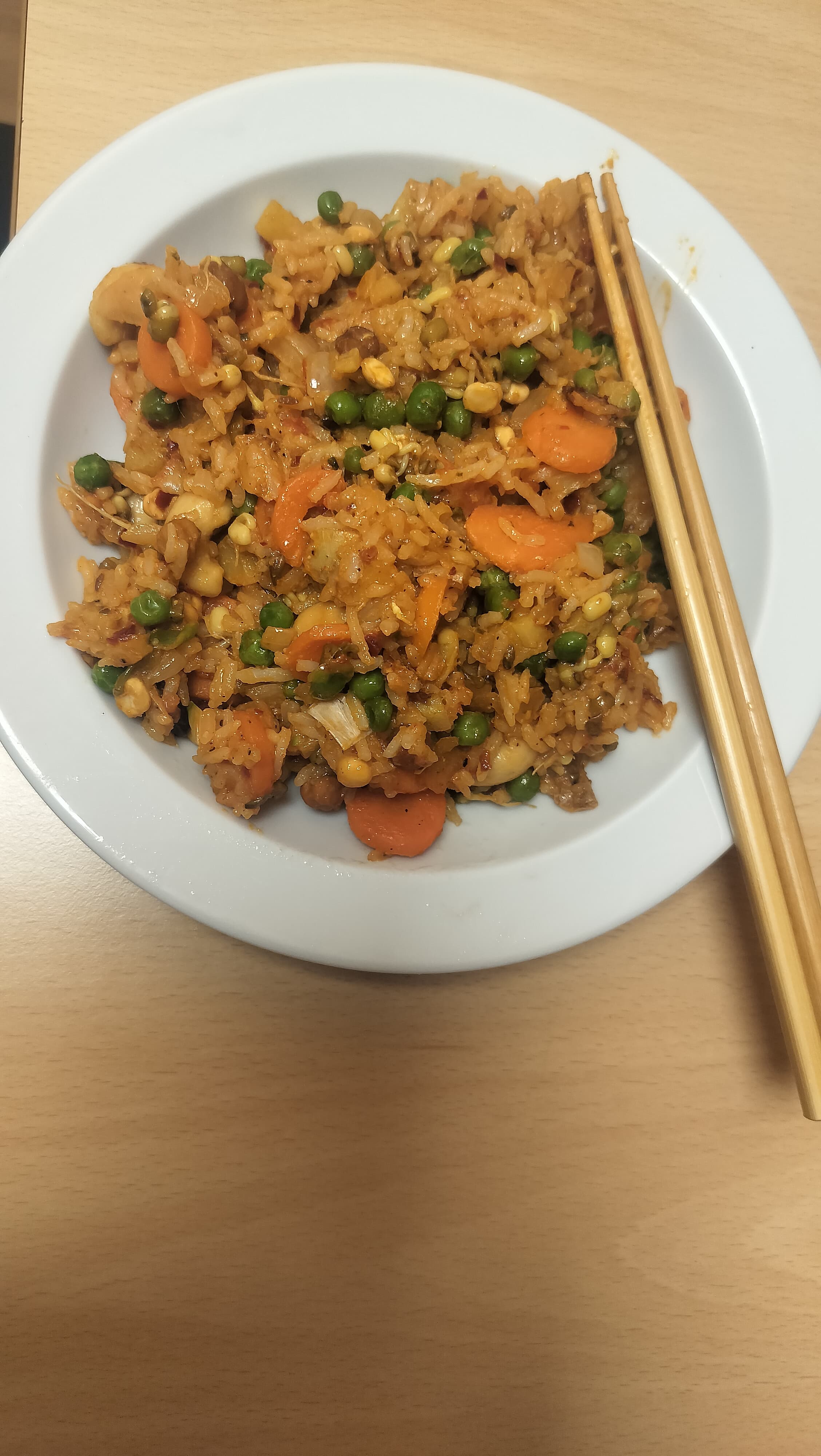 Fried rice with whatever I had